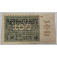 Германия 100 миллионов (100000000) марок 1923 22 августа