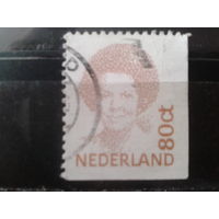 Нидерланды 1991 Королева Беатрис 80с угловая марка в буклете