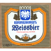 Этикетка пива Weissbier Германия Ф633