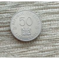Werty71 Кения 50 центов 2005