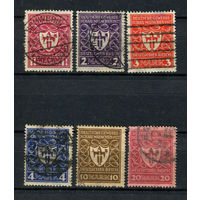 Германская империя (Рейх) - 1922 - Гербы - [Mi. 199-204] - полная серия - 6 марок. Гашеные.  (Лот 100AT)