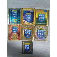 7 пакетиков с наклейками Fifa Panini