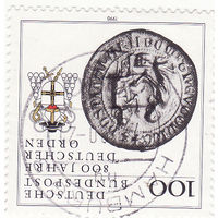 Печать 15-го века и герб Великого магистра 1990 год