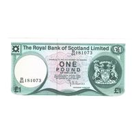 Шотландия 1 фунт 1980 года. Дата 1 мая. Тип Р 336а. Состояние UNC!