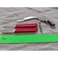 Походный набор. 3 предмета. Мульти-открывалка+ 2 ножа известной фирмы Karlsson & Nilsson, из Швеции.. Распродажа коллекции!
