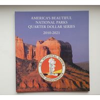 Планшет для монет 25 центов США, серия "Национальные парки". /31/