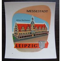 Переводка MESSESTADT LEIPZIG Altes Rathaus 88770, Германия, ГДР, переснимка