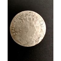 6 грошей 1757г. Пруссия