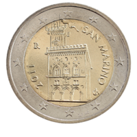 2 евро Сан-Марино 2011 UNC