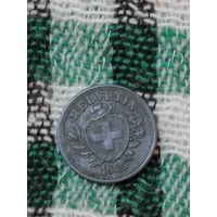 Швейцария 1 раппен 1943