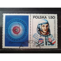 Польша 1978, Первый поляк в космосе, с купоном