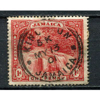 Британские колонии - Ямайка - 1900 - Водопад - [Mi. 31] - полная серия - 1 марка. Гашеная.  (LOT EL26)-T10P17