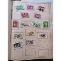 Лист марок Венгрия лот 16
