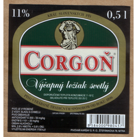 Этикетка пива Corgon Е384
