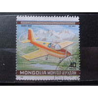Монголия 1980 Спортивный самолет