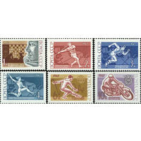 Спорт СССР 1967 год (3497 - 3502) серия из 6 марок