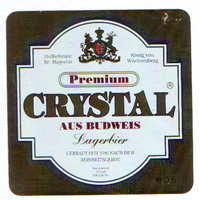 Этикетка пива Crystal Нидерланды б/у Ф320