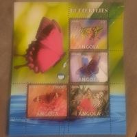 Ангола 2016. Бабочки Малый лист