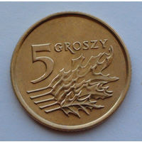 Польша 5 грошей. 1992