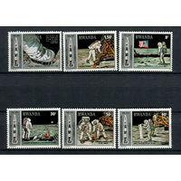 Руанда - 1980 - Космос. Аполлон 11. Посадка на Луну - [Mi. 1027-1032] - полная серия - 6 марок. MNH.