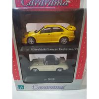 Cararama Mitsubishi Lancer Evo VI / MGB (набор)