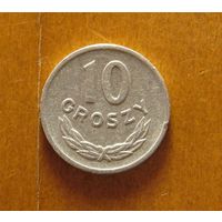 Польша - 10 грошей - 1966