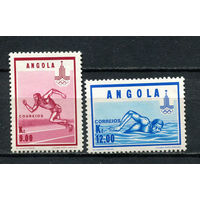 Ангола - 1980 - Летние Олимпийские игры - (отпечаток падьца на клее) - [Mi. 633-634] - полная серия - 2 марки. MNH.  (Лот 92CZ)