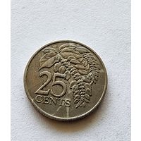 Тринидад и Тобаго 25 центов, 1993