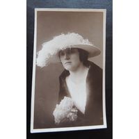 Фото "Дама в шляпке", 1932 г.