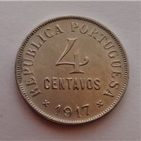 Португалия 4 сентаво 1917