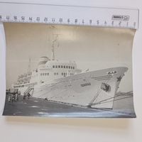 Фото. Теплоход корабль "Аджария", г.Новороссийск 1984г
