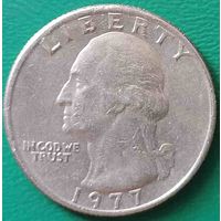 США 25 центов 1977