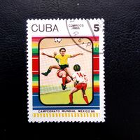 Марка Куба 1986 год Чемпионат мира