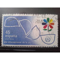 Испания 1986 Межд. год мира, каска