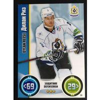 Карточка Дилан Риз. ХК "Амур". Сезон 2013-2014. Коллекция "TOPPS КХЛ Звёзды" N016