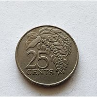 Тринидад и Тобаго 25 центов, 1980