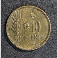 Литва 10 центов, 1925