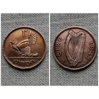 Ирландия 1 пенни 1943/фауна/птицы/FA