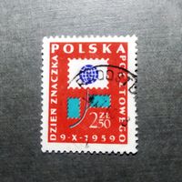 Марка Польша 1959 год День марки