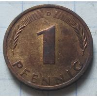Германия 1 пфенниг, 1972          D             ( 1-4-2 )