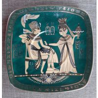 Тарелка декоративная Египетские мотивы.