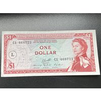 Восточные Карибы 1 доллар 1965 г. Сент-Люсия