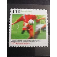 Германия 1998 г. - Футбол: ФК "Кайзерслаутерн" - чемпион Германии 1998 г