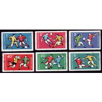 6 марок 1970 год Болгария Футбол 1982-1987