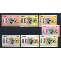 Конго (Заир) - 1982 - Конференция глав государств Франции и Африки - [Mi. 772-778] - полная серия - 7 марок. MNH.