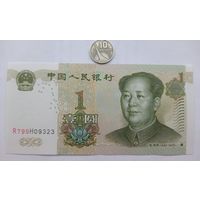 Werty71 КИТАЙ 1 юань 1999 UNC банкнота 1 1
