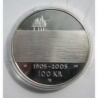 Норвегия 100 крон 2003 100 лет Независимости. .11-388