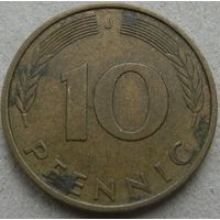 Германия ФРГ 10 пфеннигов 1993