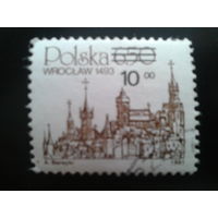 Польша 1982 стандарт надпечатка