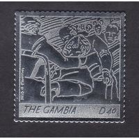 2005 Гамбия серебро 5554 Смерть Папы Иоанна Павла II 6,00 евро